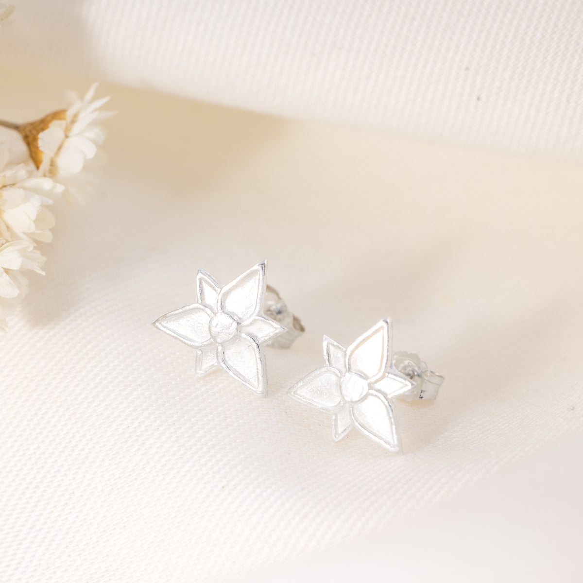 Trillium Stud Earrings